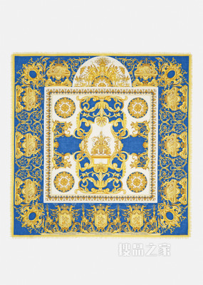 Contrast Barocco印花围巾