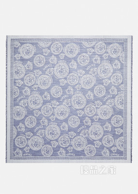 Medusa Amplified羊毛和真丝围巾