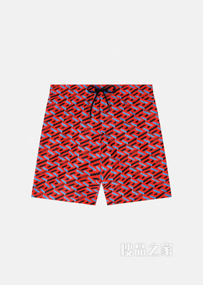 La Greca 印花泳裤