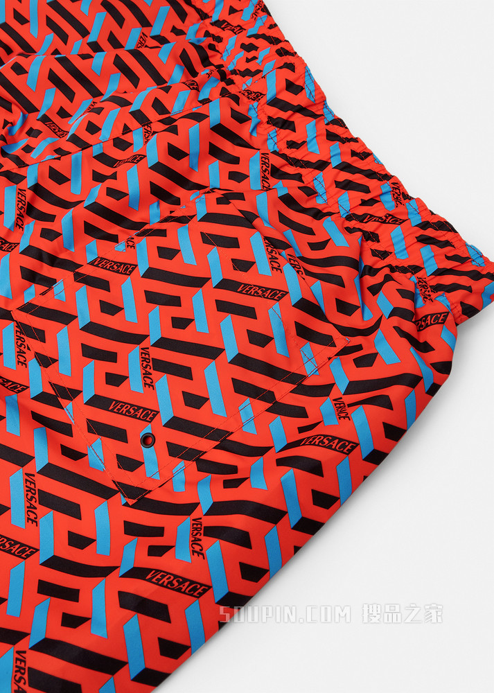 La Greca 印花泳裤