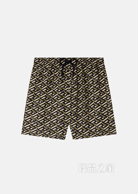 La Greca 印花泳裤