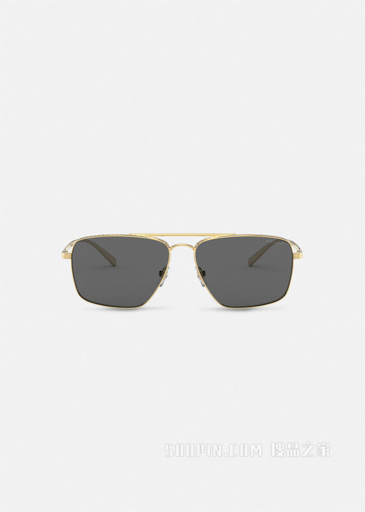 希腊回纹方形太阳镜