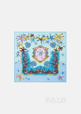 Trésor de la Mer真丝方巾