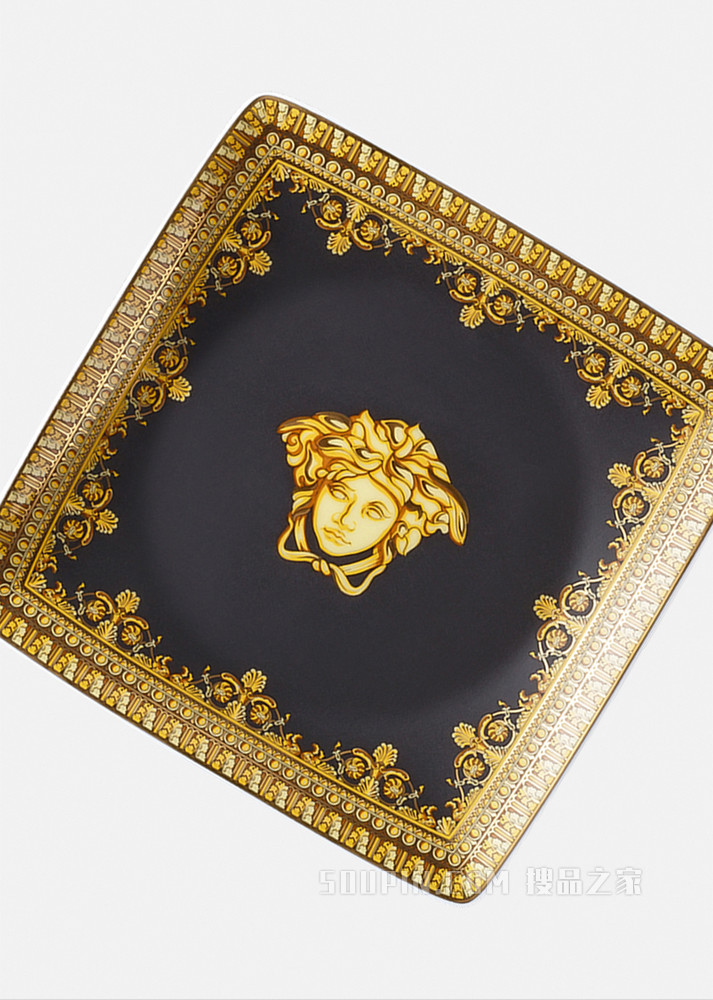 I ♡ Baroque 12厘米黑色方盘