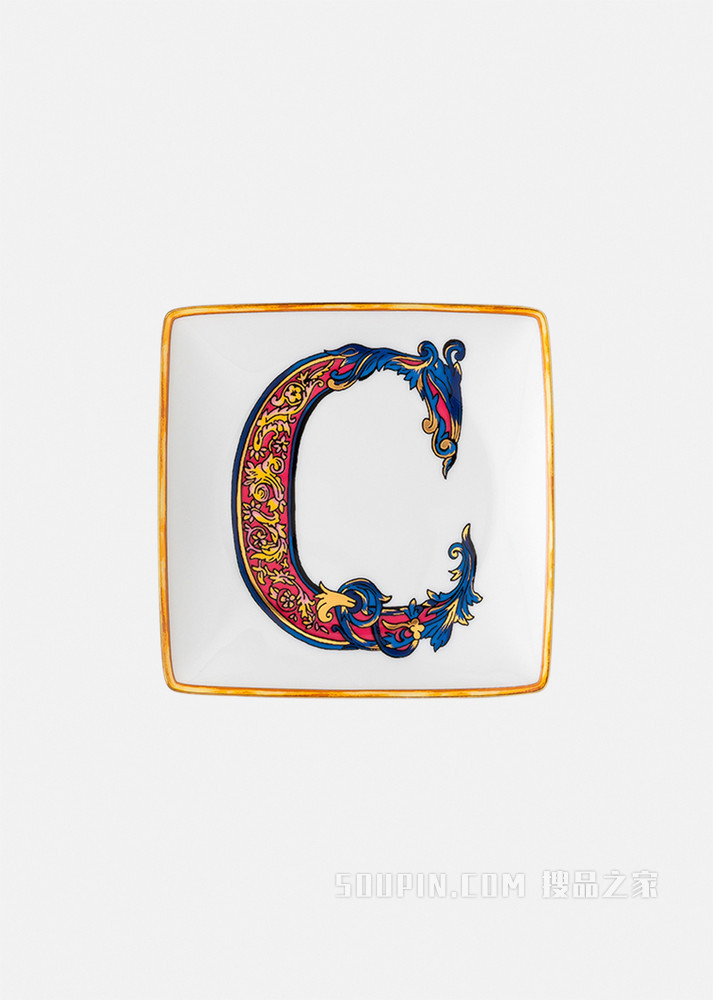 Versace字母餐盘 - C