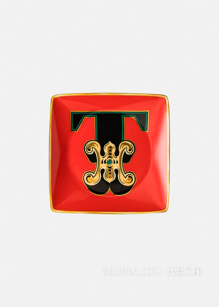 Versace字母餐盘 - T