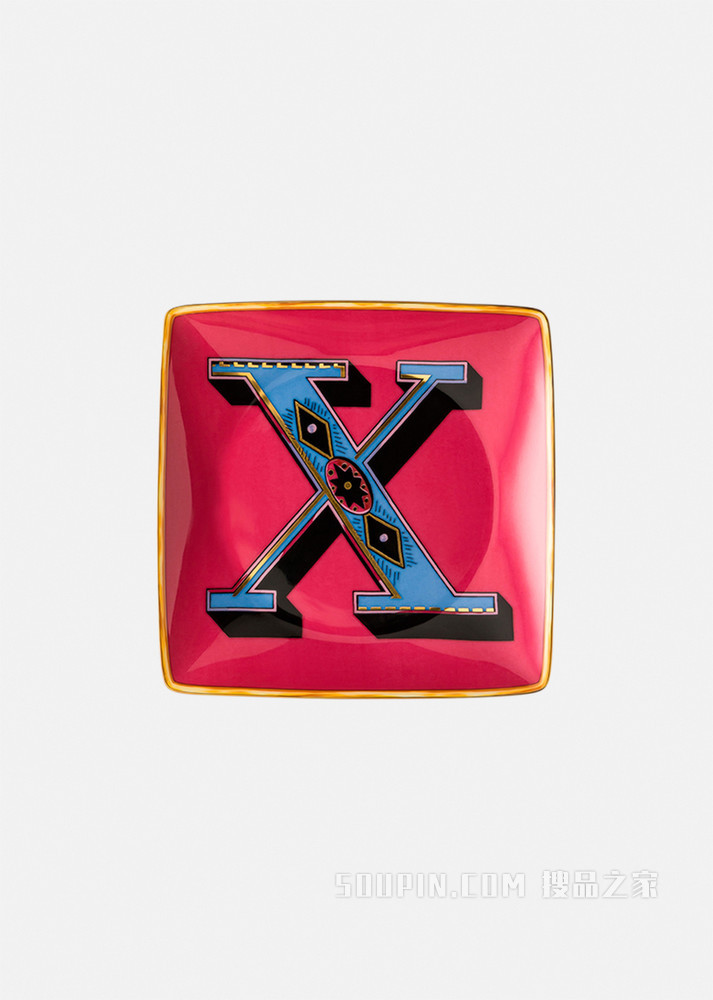 Versace字母餐盘 - X