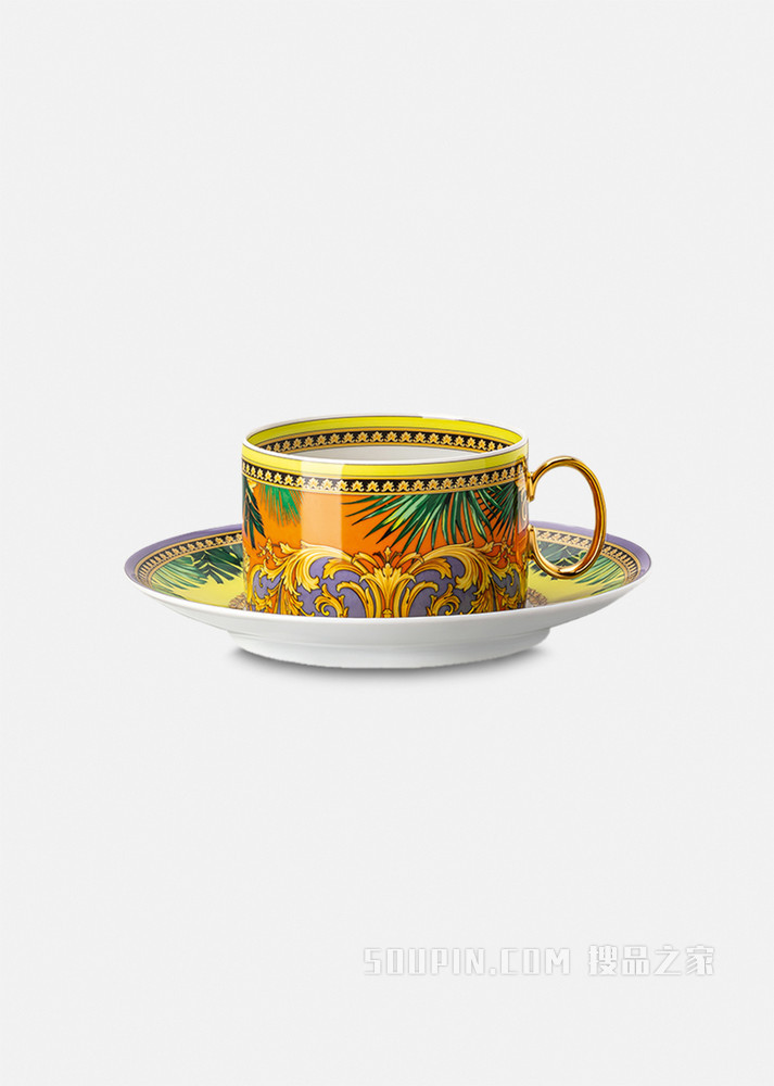 Jungle Animalier茶杯和茶杯碟