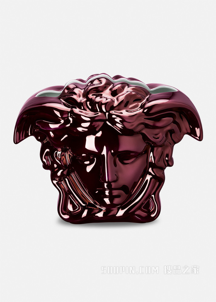 Medusa Grande紫红色花瓶30cm