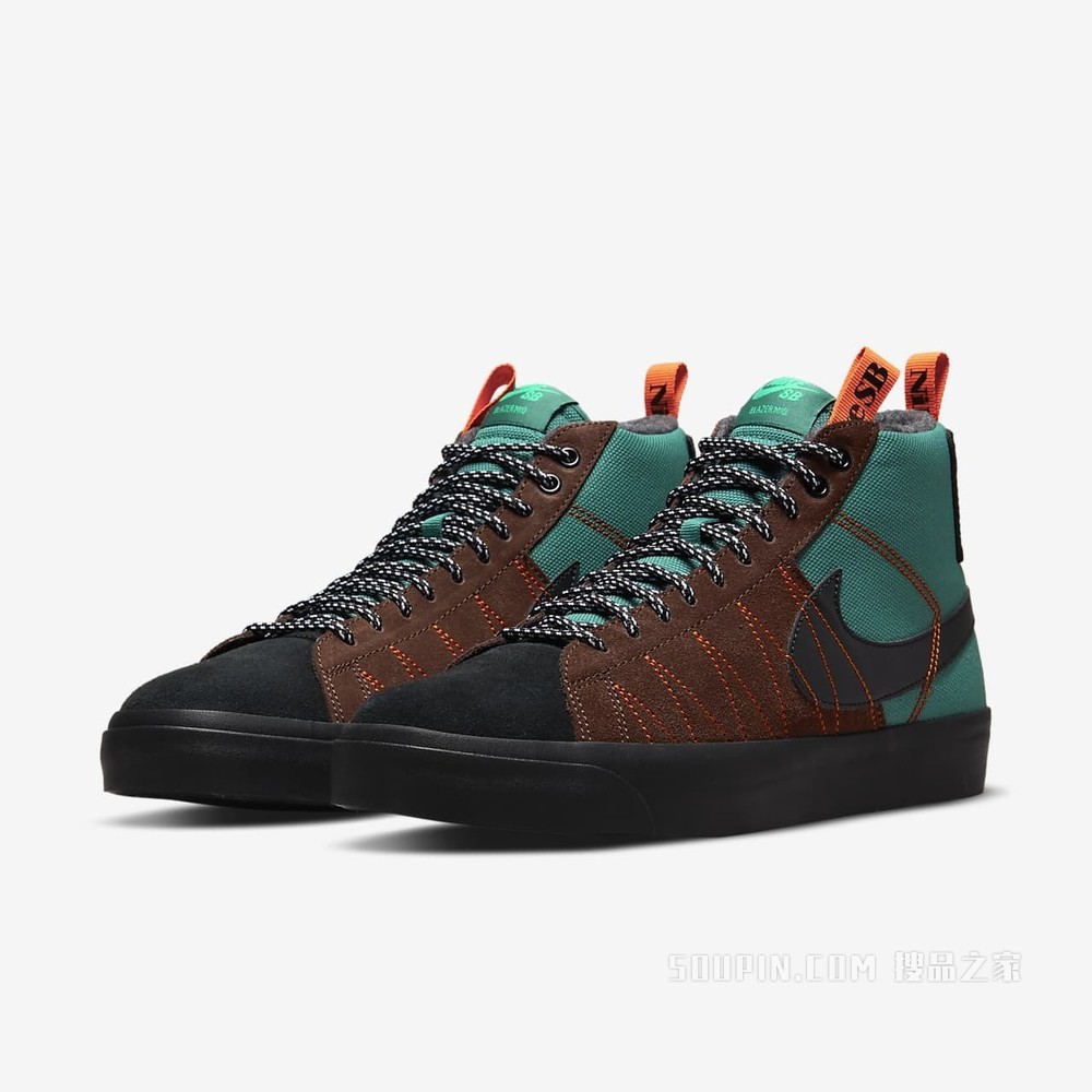 Nike SB Zoom Blazer Mid PRM 男/女滑板鞋