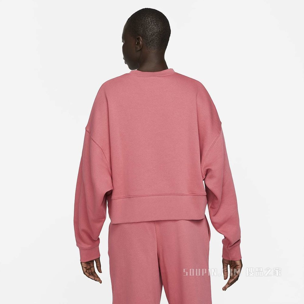 Nike Sportswear Collection Essentials 女子起绒圆领上衣