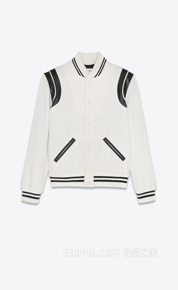 Saint Laurent Teddy羊毛夹克