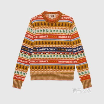 The North Face x Gucci联名系列毛衣 多色
