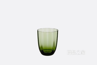 玻璃杯 绿色“DIOR”标志