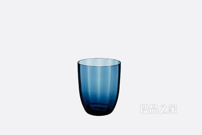 玻璃杯 蓝色“DIOR”标志