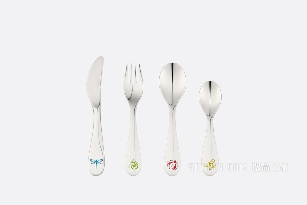 “My First Dinner”儿童餐具套装 Kids 茹伊印花图案