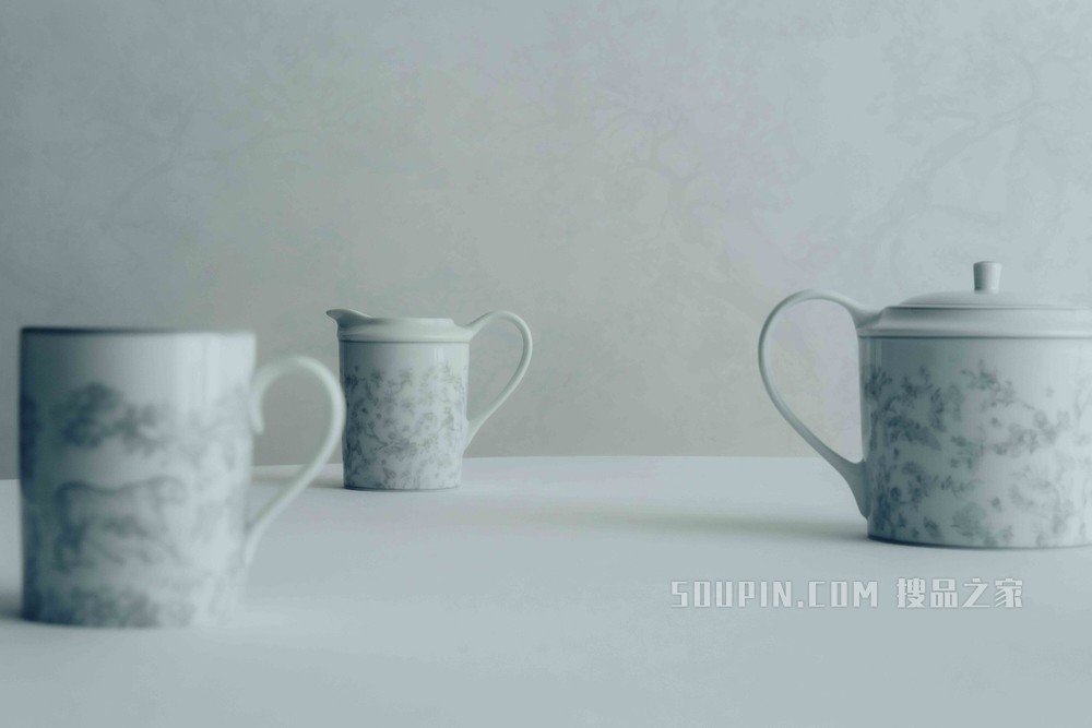 大号奶油壶 茹伊印花