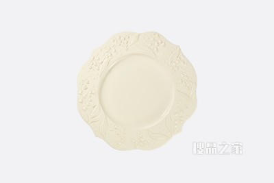 餐盘 铃兰浮雕装饰