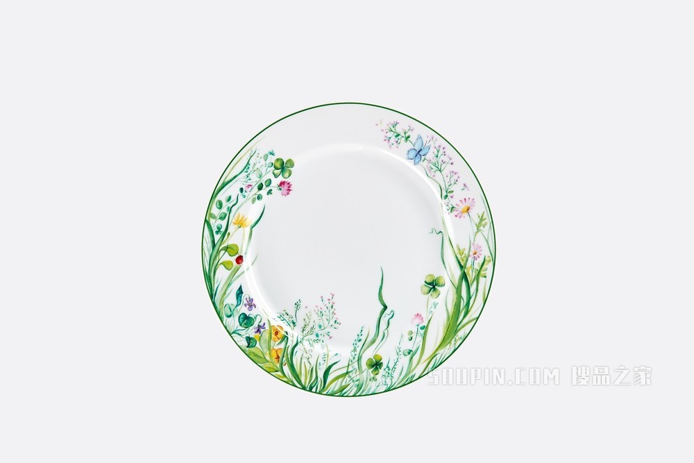 甜品碟 瓷质 Milly-la-Forêt 植物印花