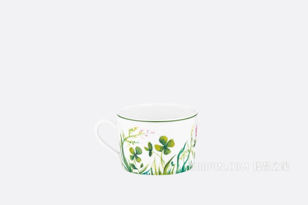 茶杯 瓷质 Milly-la-Forêt 植物印花
