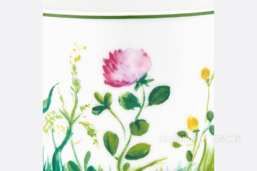 茶杯 瓷质 Milly-la-Forêt 植物印花