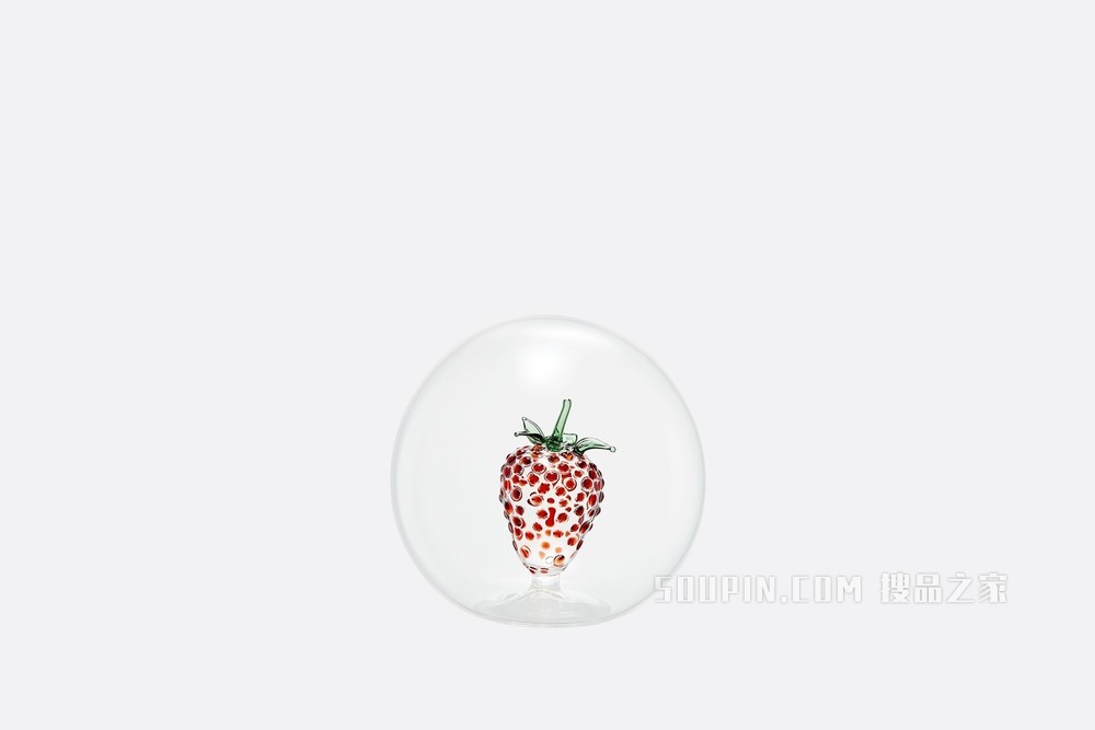 玻璃装饰球 什锦色草莓
