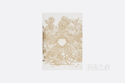 笔记本 白色和金色“Mythology Star”图案