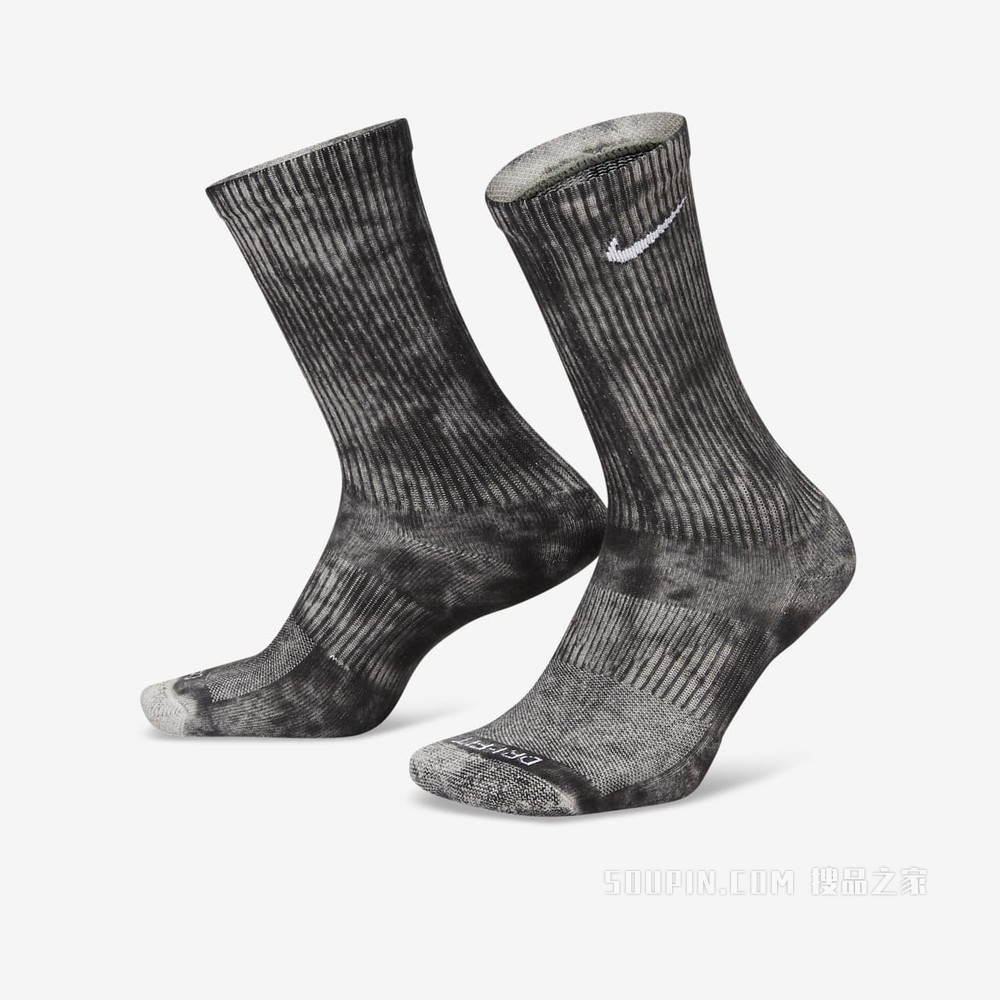 Nike Everyday Plus Cushioned Crew 运动袜（1 双）