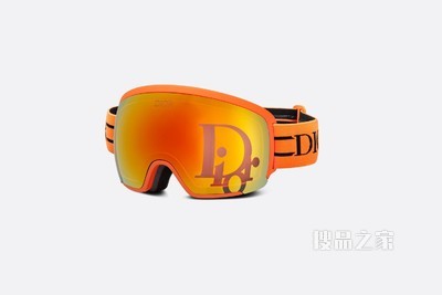 DIOR AND POC 滑雪护目镜（精巧款） 橙色镜框黄橙色 Dior Oblique 镜片