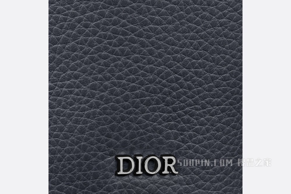 DIOR AND SACAI 水瓶（含瓶托） 不锈钢、海军蓝色粒面牛皮革和橄榄色科技面料