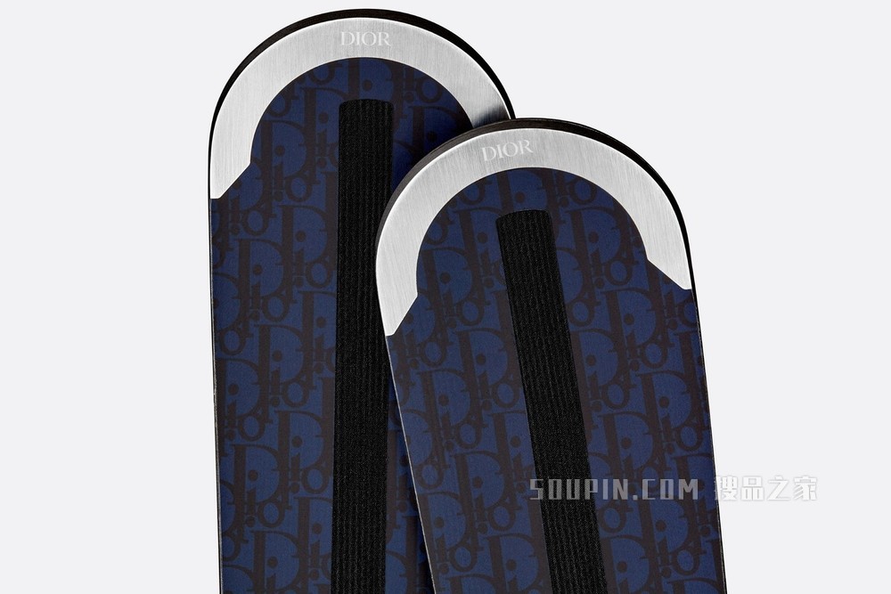 DIOR AND AK SKI 双板滑雪板 172 厘米海军蓝色 Dior Oblique 图案