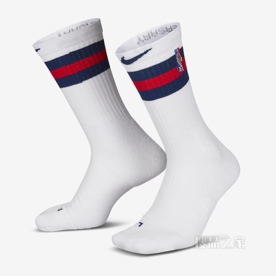 布鲁克林篮网队 Elite City Edition Nike NBA Crew 运动袜（1 双）