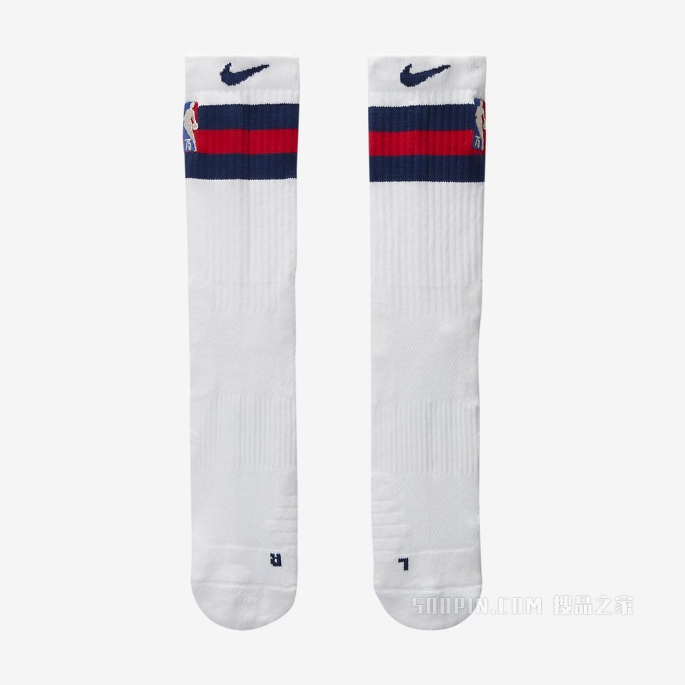 布鲁克林篮网队 Elite City Edition Nike NBA Crew 运动袜（1 双）