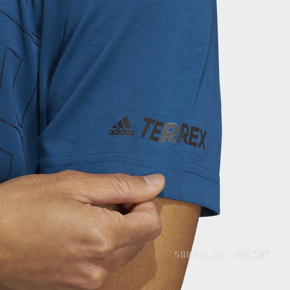 TERREX TRAVEL CB POLO 夏季户外运动短袖POLO衫