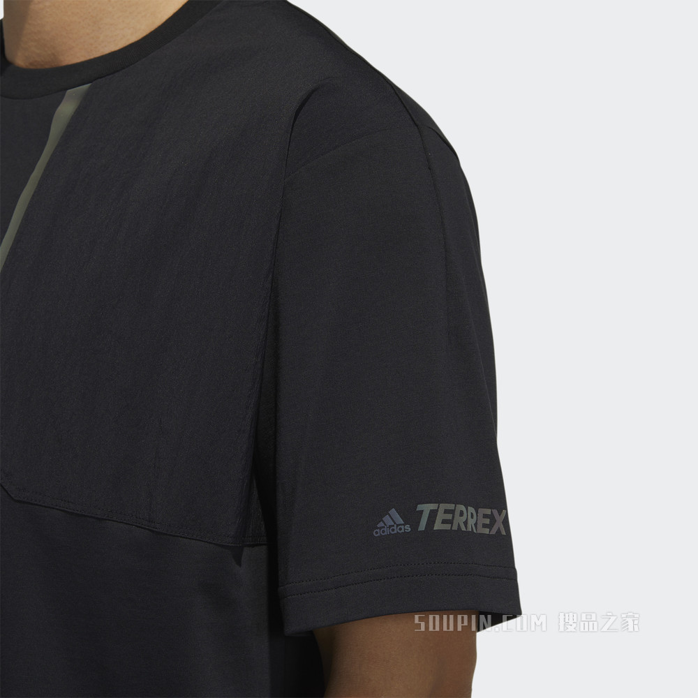 TERREX INSP MS SS TEE 夏季户外运动圆领短袖T恤