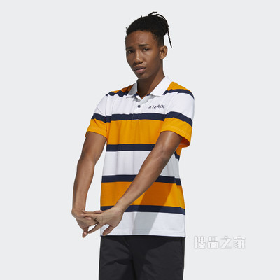 TERREX STRIPED POLO 户外运动短袖POLO衫