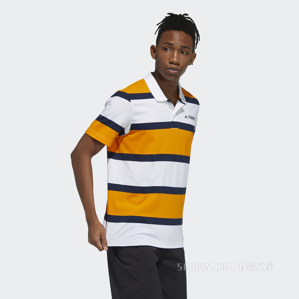 TERREX STRIPED POLO 户外运动短袖POLO衫