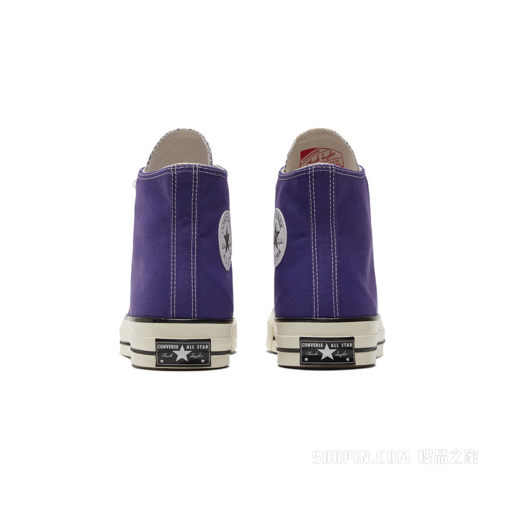 【男女同款】Chuck 70高帮复古帆布鞋 中性 糖果紫