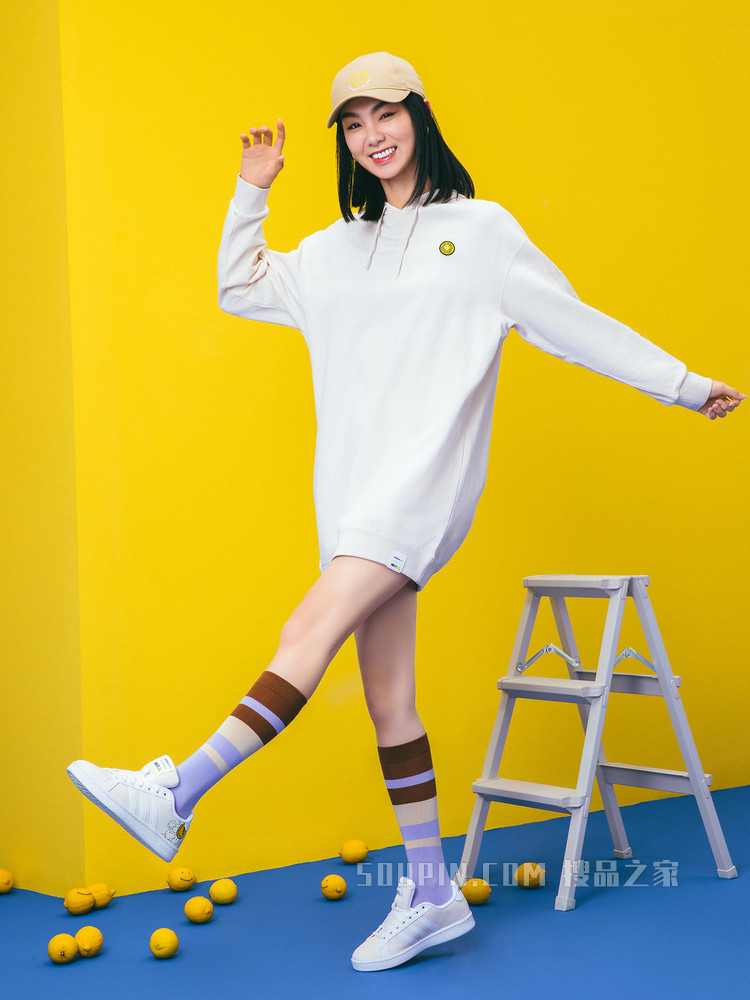 adidas neo W SMLY DRESS SMILEY笑脸联名运动连衣裙