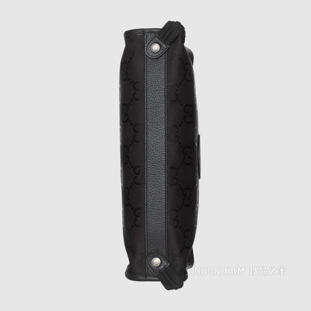 Gucci Off The Grid系列中号方包 黑色GG ECONYL®