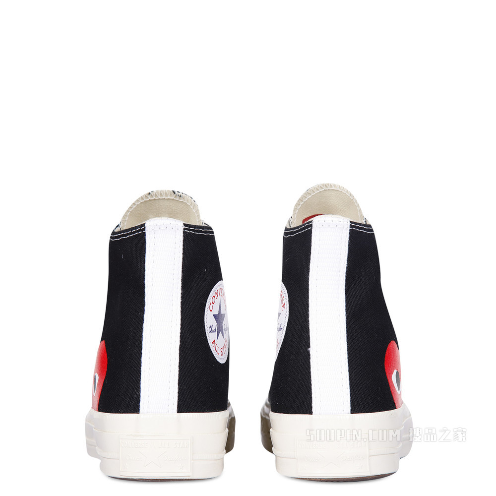 【男女同款】CONVERSE X COMME DES GARCONS PLAY 中性 黑色