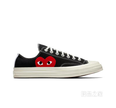 【男女同款】CONVERSE X COMME DES GARCONS PLAY 中性 黑色