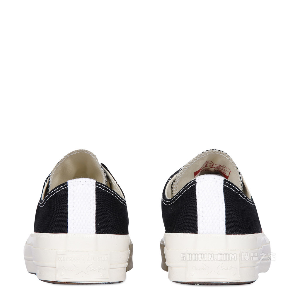 【男女同款】CONVERSE X COMME DES GARCONS PLAY 中性 黑色
