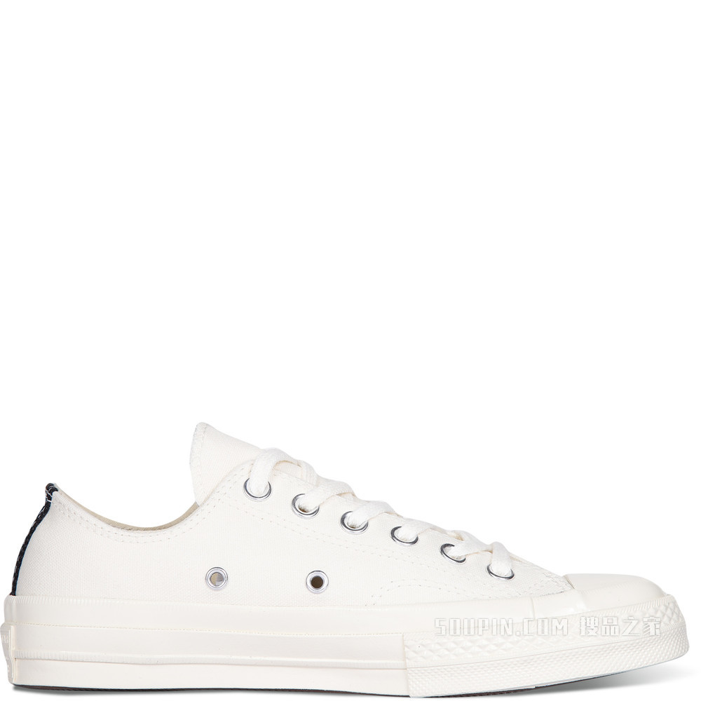 【男女同款】CONVERSE X COMME DES GARCONS PLAY 中性 白色