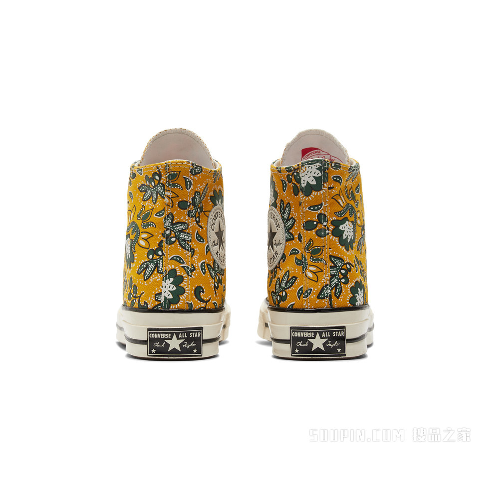 【男女同款】Chuck 70复古腰果花帆布鞋 中性 姜黄/多色