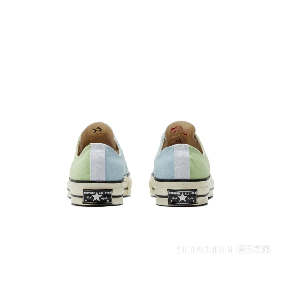 【男女同款】Chuck 70低帮帆布鞋海浪撞色 男款 蓝/绿