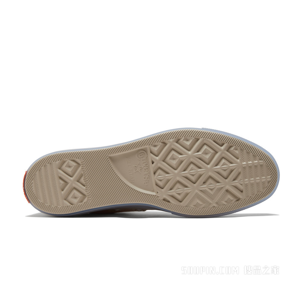 【男女同款】All Star CX低帮轻便帆布鞋 中性 浅灰卡其色/白