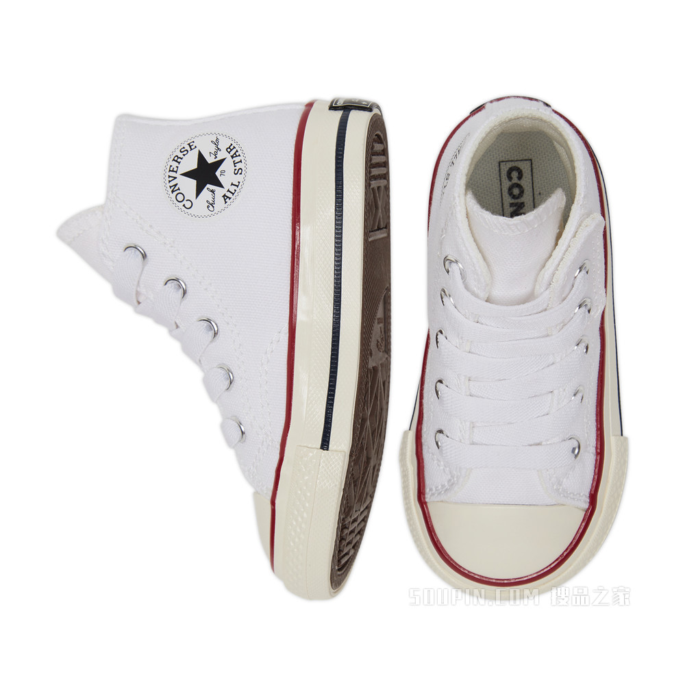 【婴童】Chuck 70 1V魔术贴帆布鞋婴童 童款 白