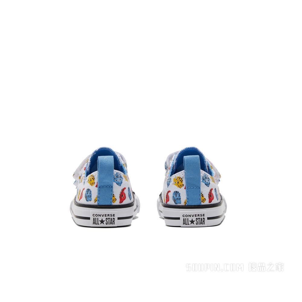 【婴童】All Star 2V印花帆布鞋婴童 童款 多色/白/蓝/黄/橘红色