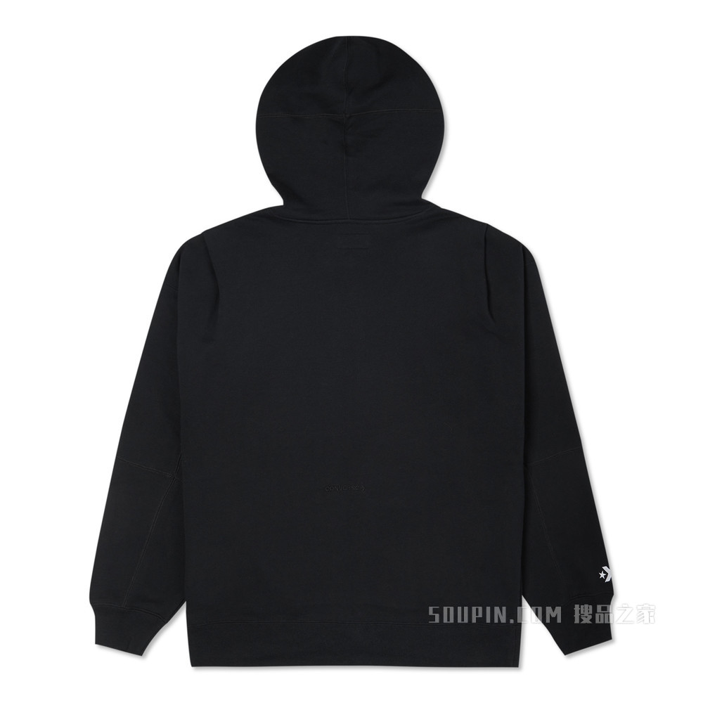 【男女同款】Shapes Graphic Bubble Hoodie 中性 墨黑色